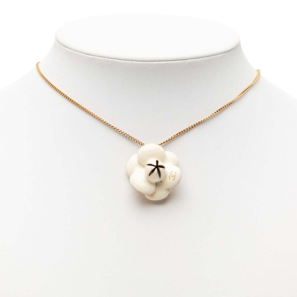 CHANEL White Logo Necklace - Picture 6 of 6